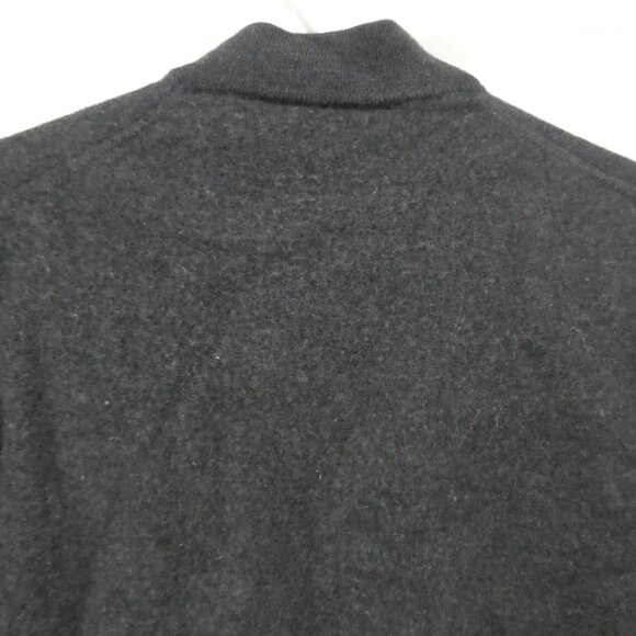 Classic Black Mock Neck Sweater | 17.5 inches pit to pit measured - Picture 10 of 14